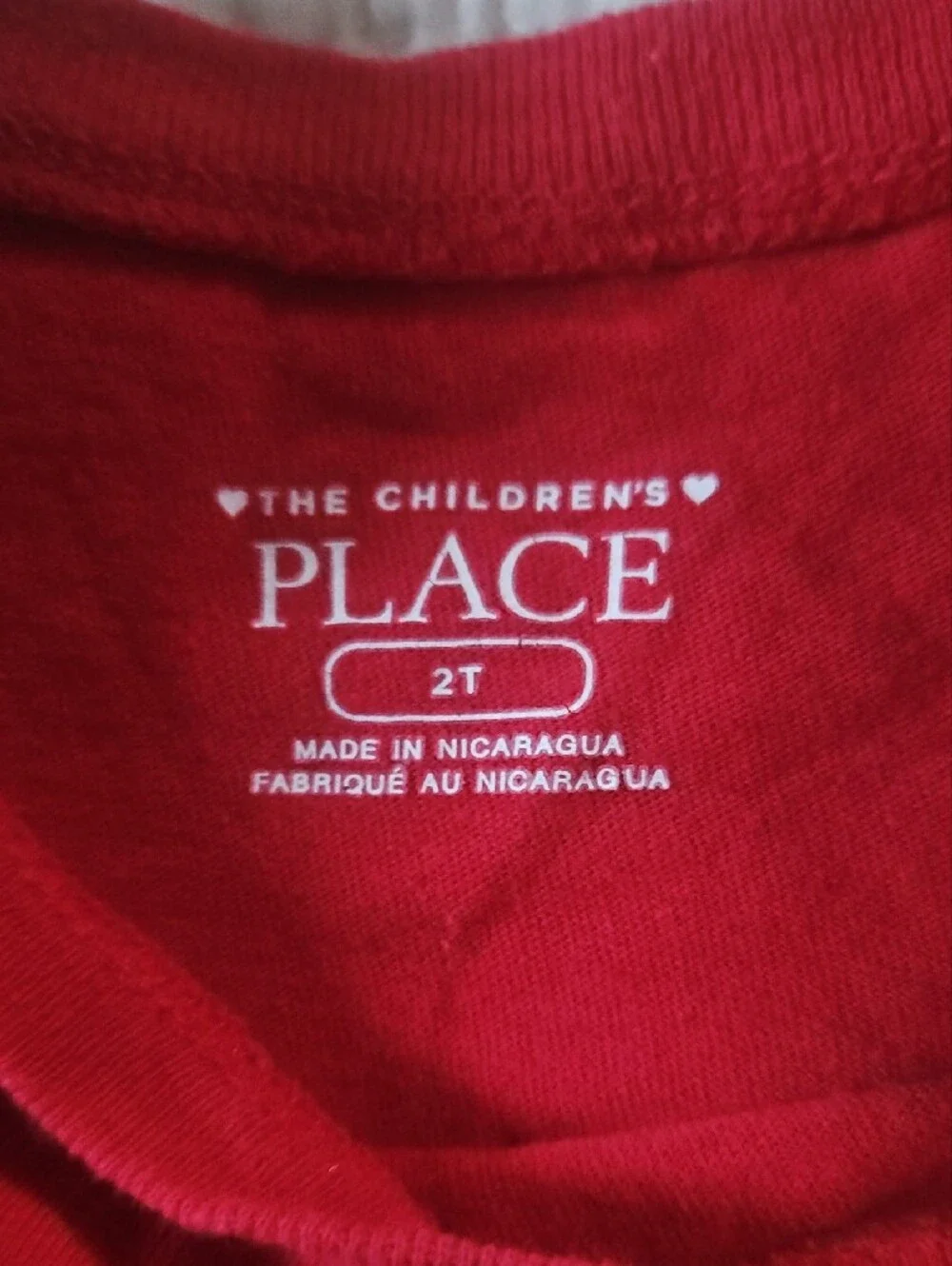 The Children's Place Red Toddler T-Shirt